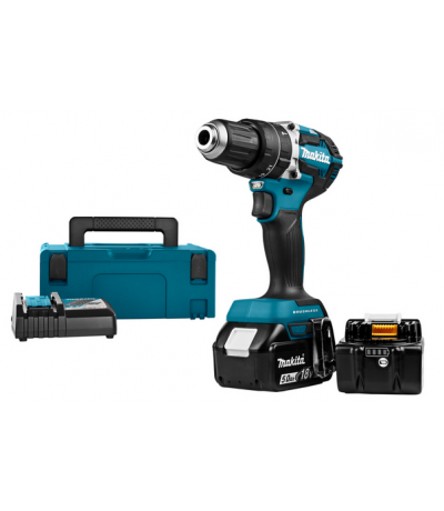 Makita 18v Klopboor-/Schroefmachine DHP484RTJ - Met 30 Makita punten