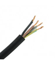 Neopreen kabel 4x1.5mm² Per meter Kabel