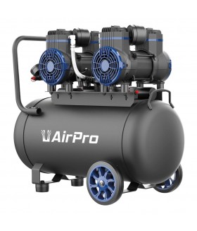 AirPro Compressor olievrij 2x1,8pk 40L tank Compressor