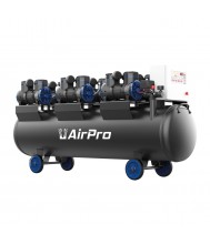 AirPro Compressor olievrij 6x2pk 280L tank Compressor