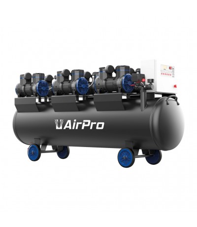 AirPro Compressor olievrij 6x2pk 280L tank Compressor