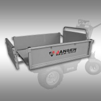 Vlakke kiepbak voor dumper Jansen MSK-500