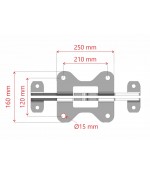 Jansen Hydraulische maaibalk FMB-180, bermmaaier, heggenschaar Trekker werktuig