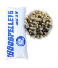 Woodpellets Pallet Pellets witte zak woodpallets 96 zak a 10 kilo( alleen winkel) Brandstoffen