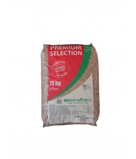 Biomasa Pallet Pellets 65 zakken premium rood a 15 kilo (alleen winkel) Brandstoffen