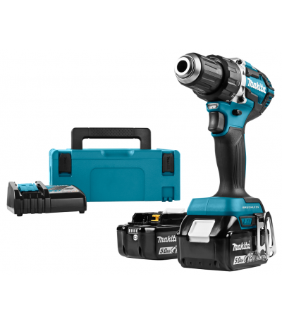 Makita 18 V Boor-/schroefmachine DDF484RTJ - Met 30 Makita Punten Accuboormachine