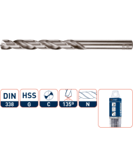 Rotec spiraalborenset '105', DIN 338, type N, 25-dlg ø1-13 ABS Gereedschapset Divers