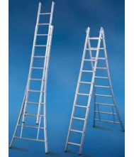 Solide Bouwladder omvormbaar 2 x 10 Sporten Reform Ladder